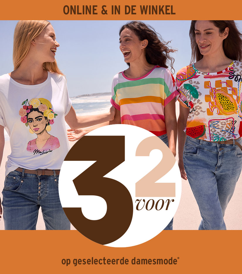 3 voor 2 dames promotie