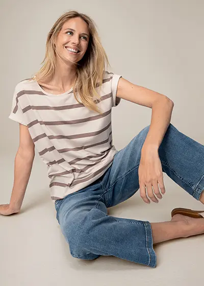 Gestreiftes T-Shirt