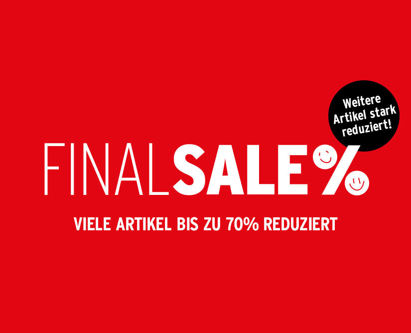 SALE - Bis zu 70% reduziert