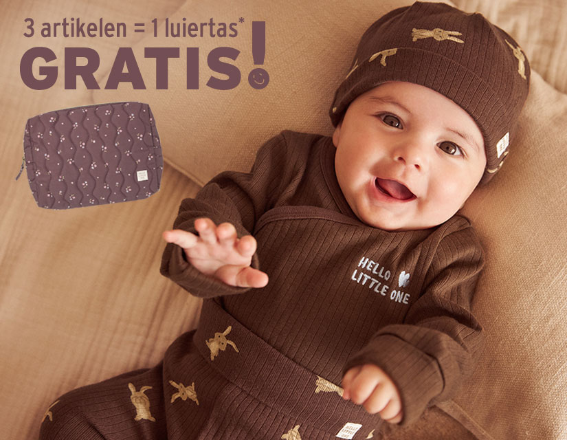 Newborn-actie met gratis artikel