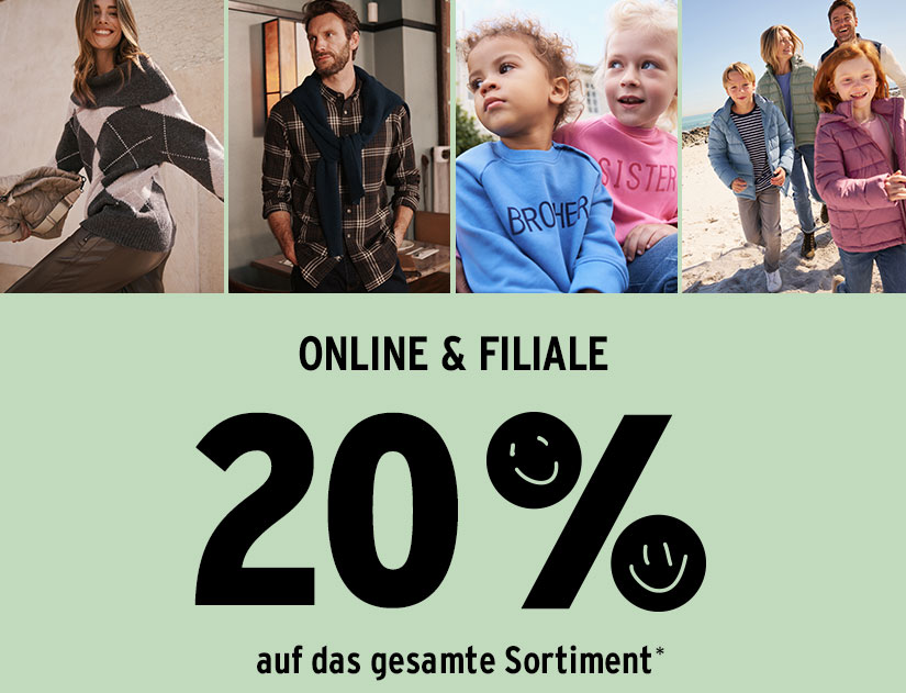 20% auf alles