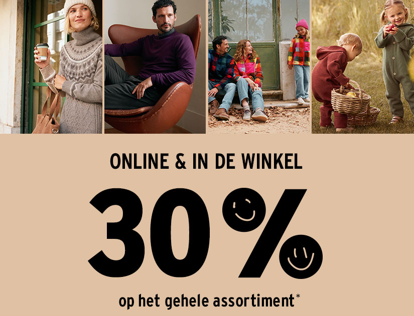 20% korting op alles