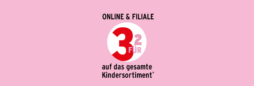 3 für 2 Kindersortiment