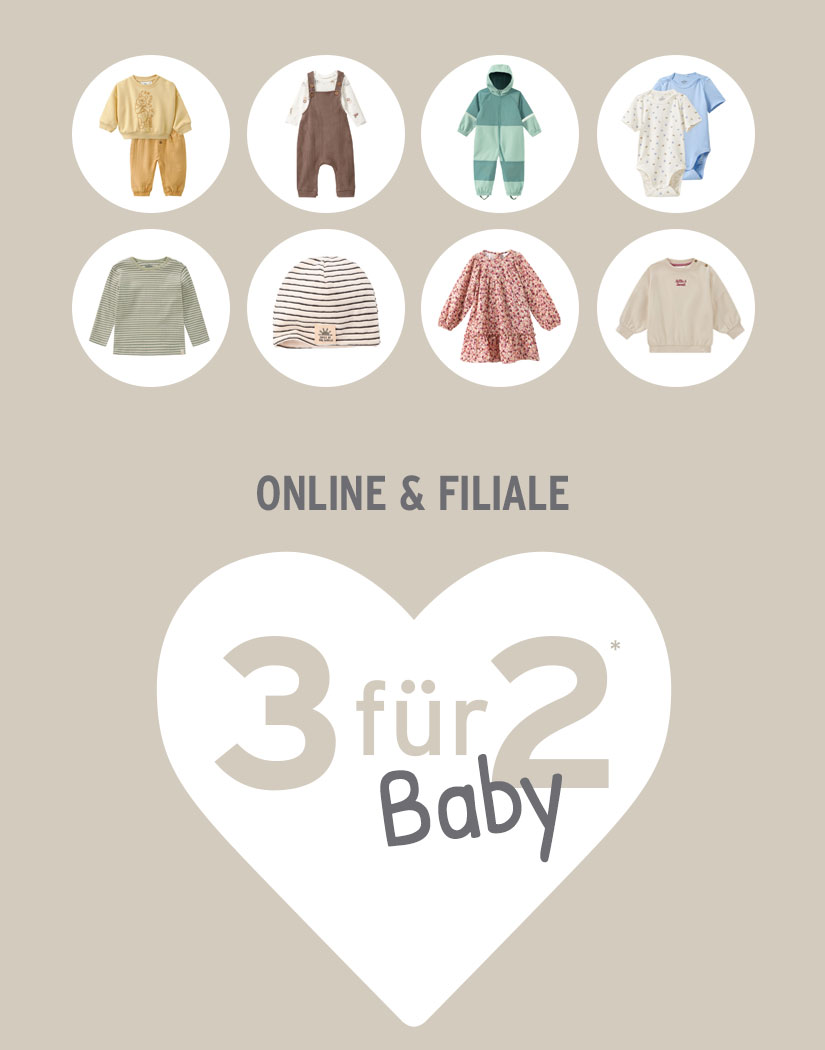 3 für 2 auf Babyartikel