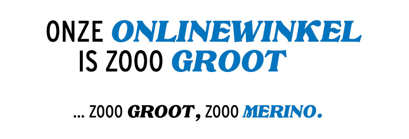Onze online winkel is zo groot