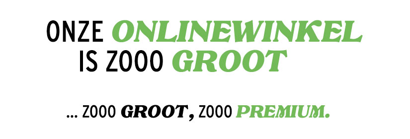 Onze online winkel is zo groot