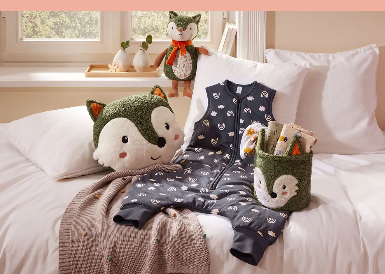 Decoratie en opslag voor de babykamer